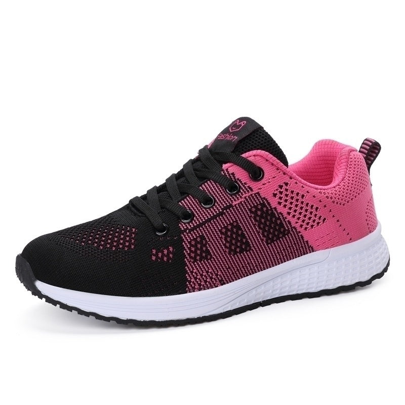 Lightweight mesh sneaker with cushioned insole and flexible sole
