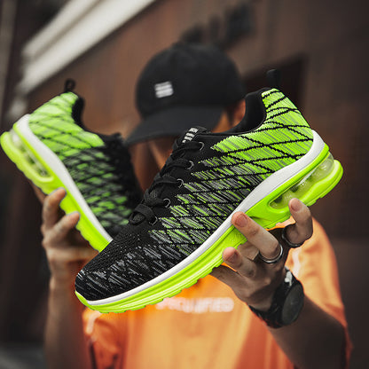 Lightweight sneaker with textured surface and breathable upper material