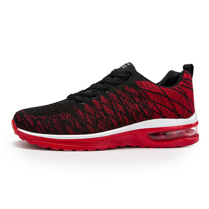 Lightweight sneaker with textured surface and breathable upper material