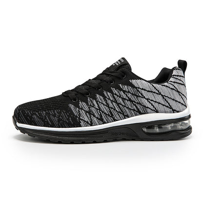 Lightweight sneaker with textured surface and breathable upper material