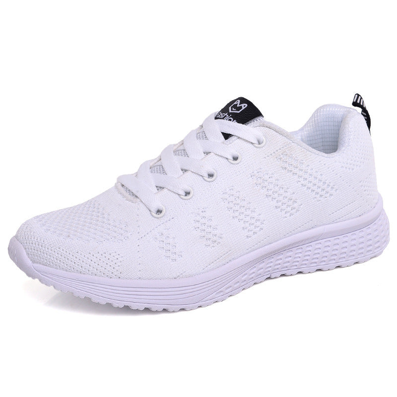 Lightweight mesh sneaker with cushioned insole and flexible sole