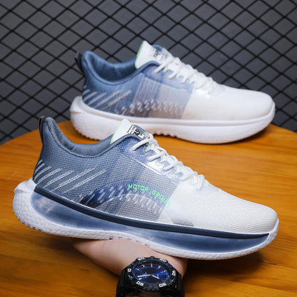 Lightweight knit sneaker with flexible sole and cushioned insole